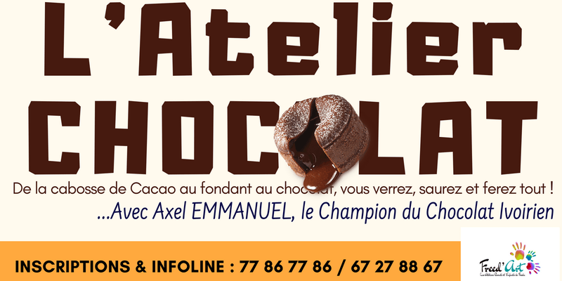 Atelier Chocolat avec le Champion Chocolatier, Axel Emmanuel